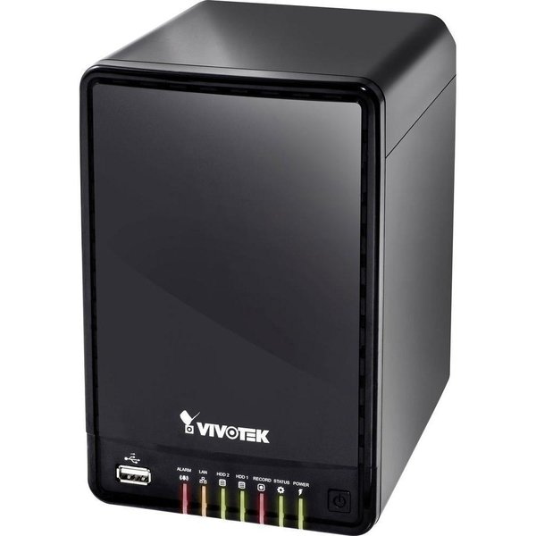 VIVOTEK ND8321, Netzwerkvideorecorder, 8 Kanäle, 2 HDD-Einschübe