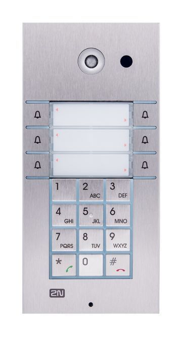 2N® IP Vario mit 3x2 Klingeltasten und Tastatur, ohne Kamera - 9137161KU